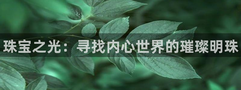 开丰娱乐若七九九：珠宝之光：寻找内心世界的璀璨明珠