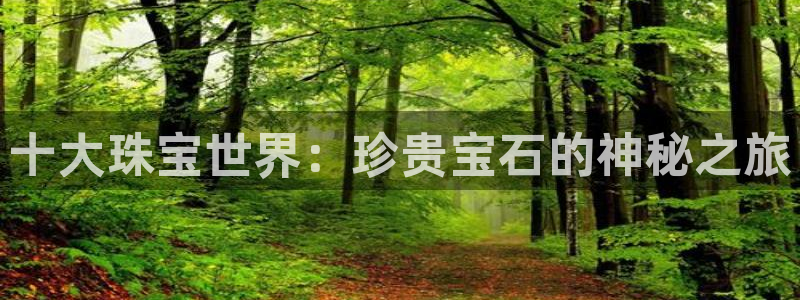 开丰娱乐平台地址查询：十大珠宝世界：珍贵宝石的神秘之旅