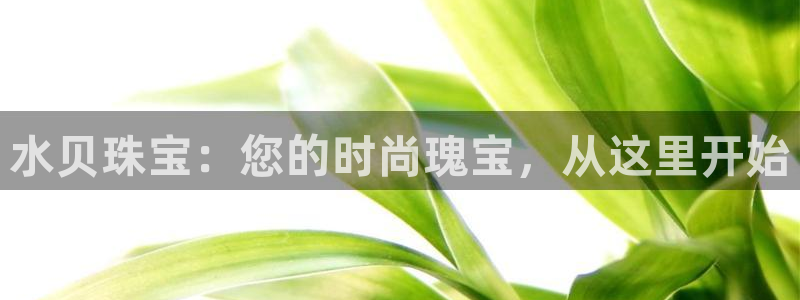 开丰娱乐会员中心：水贝珠宝：您的时尚瑰宝，从这里开始