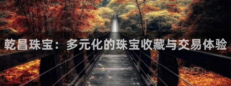 开丰娱乐前：乾昌珠宝：多元化的珠宝收藏与交易体验