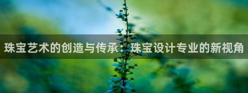 开丰娱乐登入地址在哪查：珠宝艺术的创造与传承：珠宝设计专业的新视角