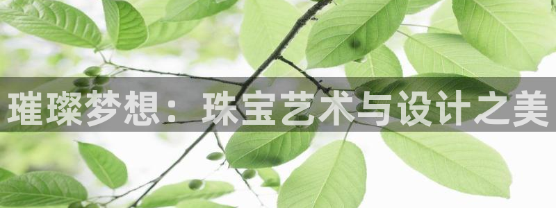 开丰娱乐注册登录：璀璨梦想：珠宝艺术与设计之美